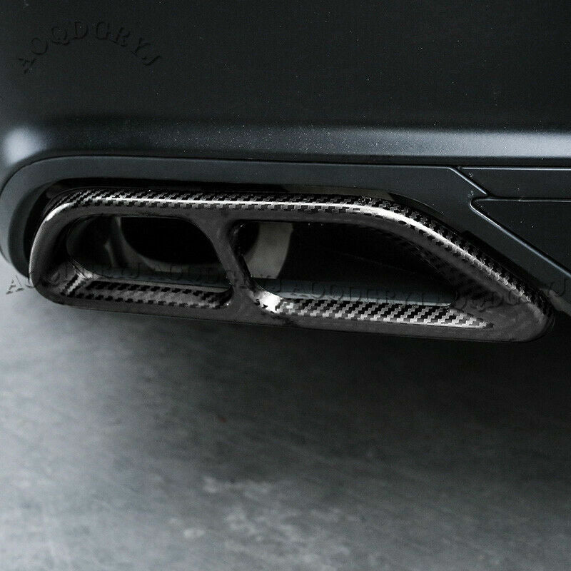 2X Exhaust Tipe Tail Throat Moulding Cover Trim for Honda Accord 10th 2018-2021