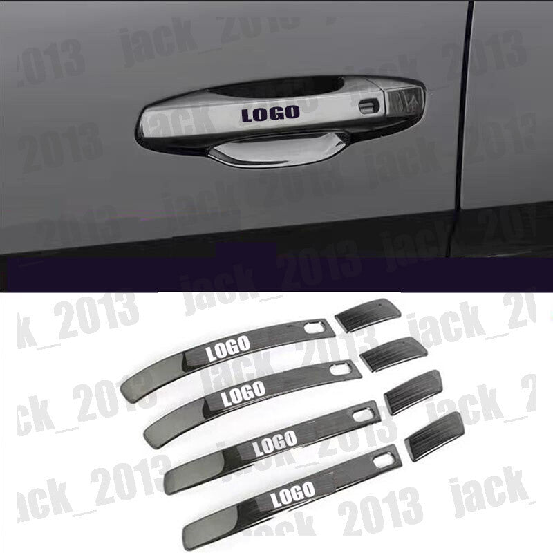 for Volkswagen for VW Atlas 2017-23 steel Black Interior Car Door Handle Cover Trim