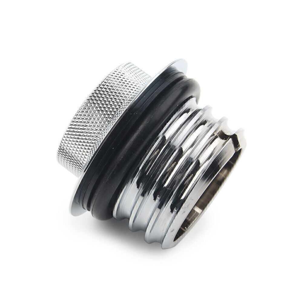 1X Chrome Flush Pop Up Reservoir Gas Cap Vented Fuel Tank Screw for Harley Q