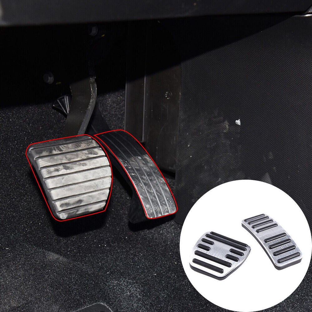 Gas brake pedal cover (alloy/silicone) for Smart Fortwo 2016-2021 n