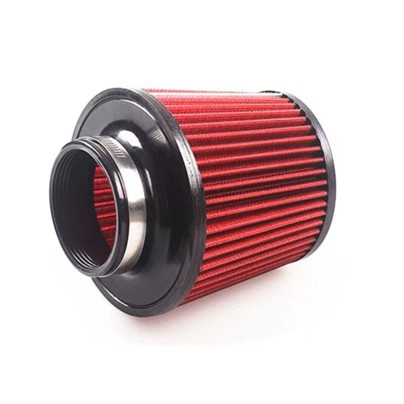 3 76mm High Flow Inlet Cold Air Intake Cone Replacement Dry Air Filter for Car