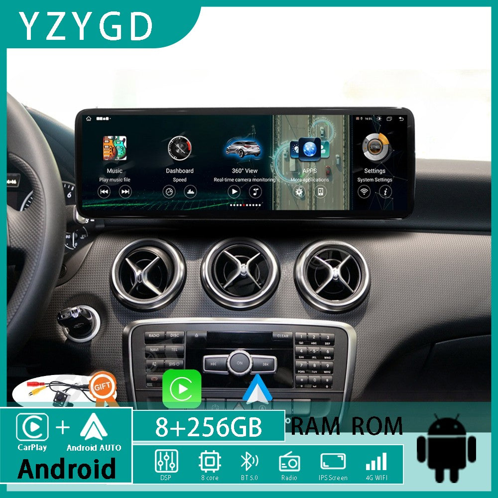 for Mercedes for Benz GLA CLA A/B Class 2015-2018 CarPlay Car Radio GPS Video Player