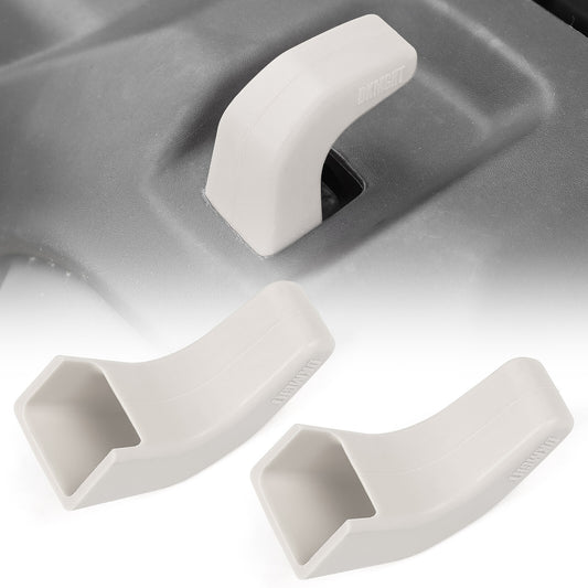 White bumper tow hook cover (upgrade) for 07-23 for Jeep for Wrangler JK/JL Gladiator models. Q