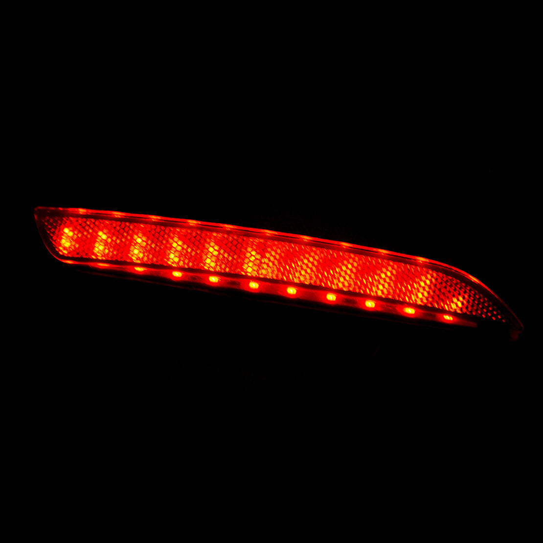 Red Lens LED Rear Bumper Reflector Brake Light Fit for for Honda CR-Z CR-V 11-14 v