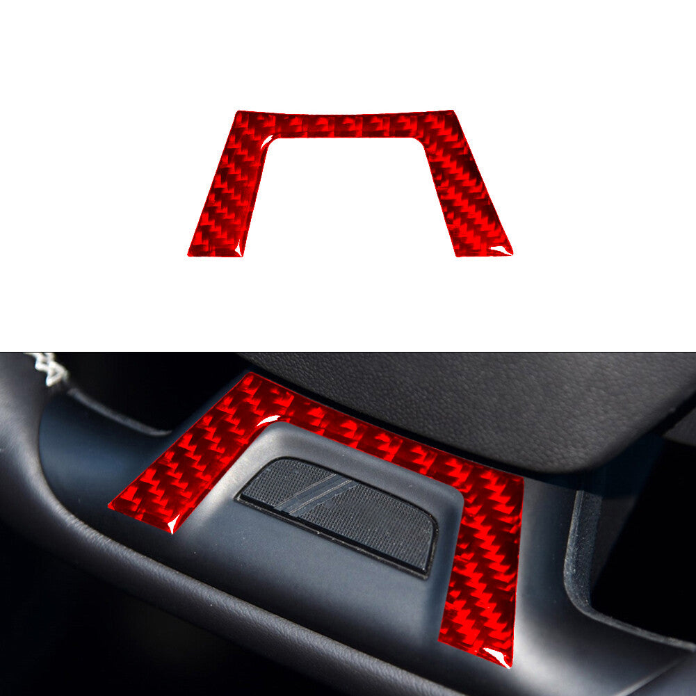 Red Carbon Fiber Console Side Decorative Cover Trim For 4Runner 2010-2020 v