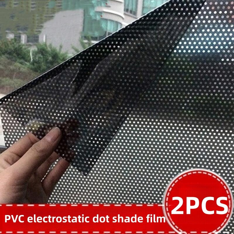 2-Pack Car Side and Rear Window Screen Mesh Sunshade Windshield Sun Visor