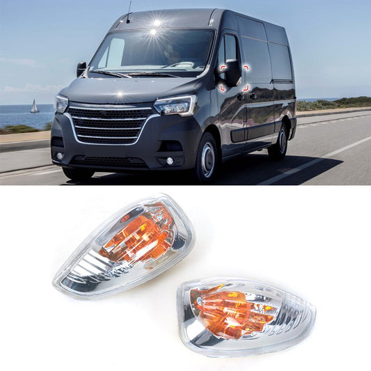 1 Pair Mirror Turn Siganl Light Without Bulb For NV400 2010-2018 v