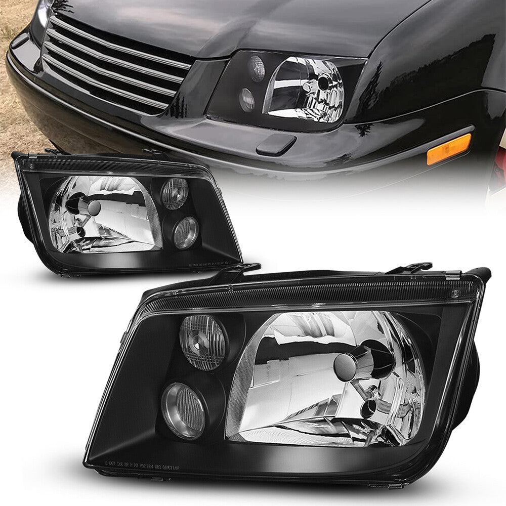 for Volkswagen for Jetta / for Bora 99-05 MK4 Black Houning Headlight