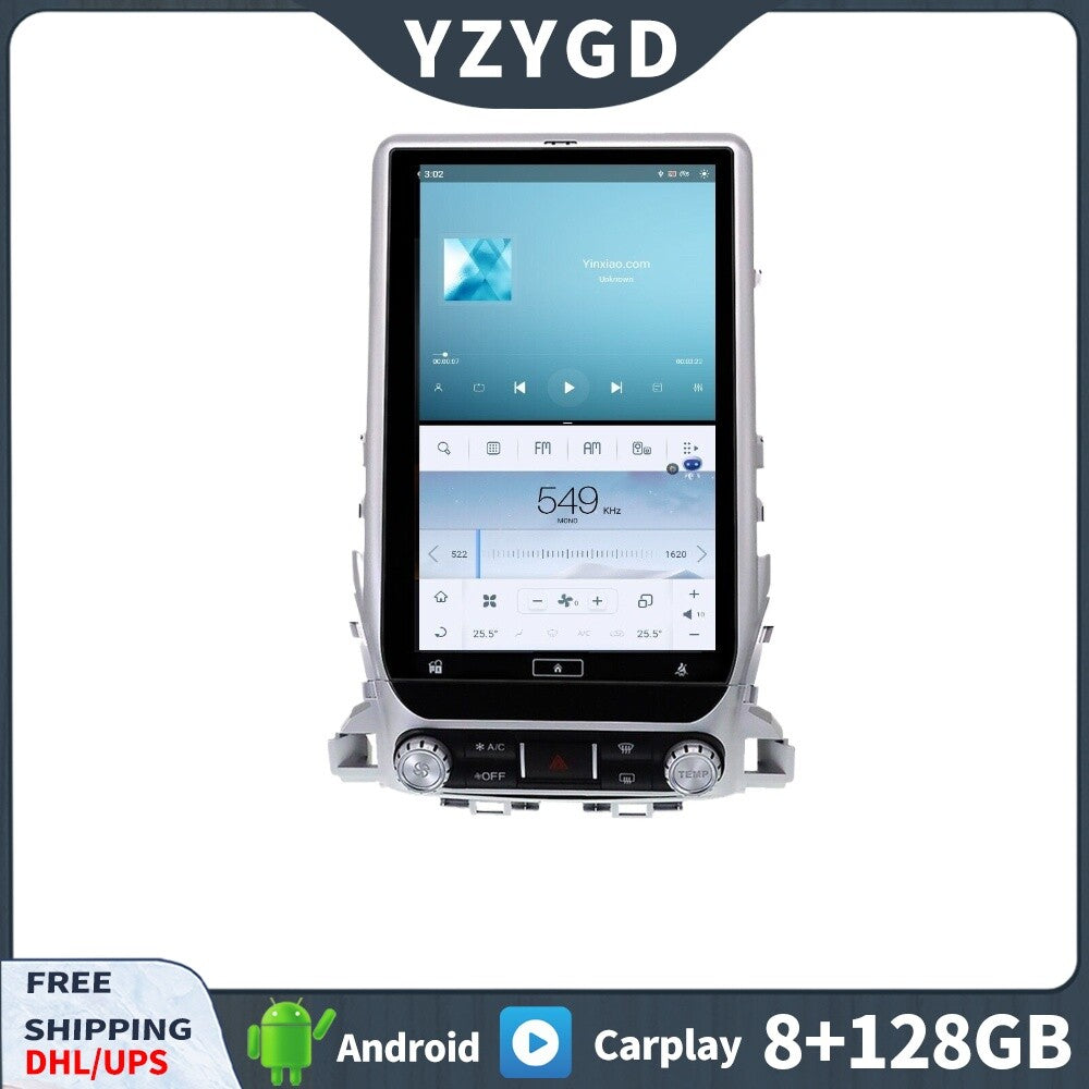 Android Car Stereo Radio Carplay for Toyota for Land Cruiser LC200 2016-2018 128GB