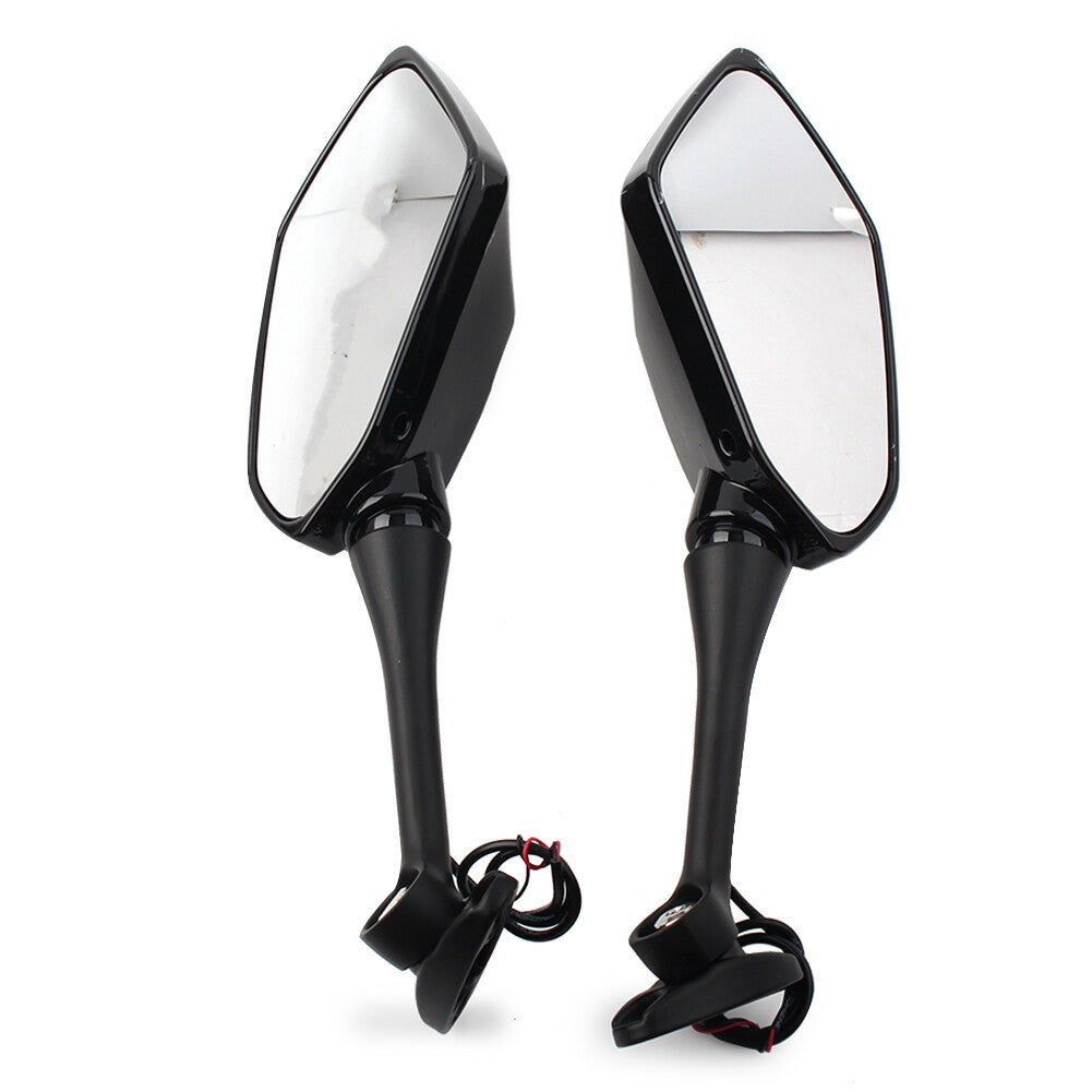 Rearview LED Turn Signal Side Mirrors for Honda CBR600RR CBR 1000RR 2004-2007 Q