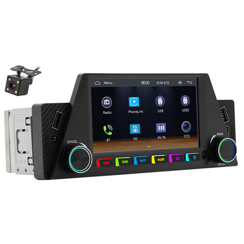 4.7in 1Din Car Radio Stereo MP5 Player Bluetooth For Apple Caplay Android Auto