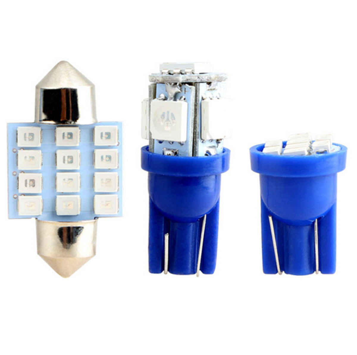 13Pcs Car Interior LED Light For Dome Map License Plate Lamp Bulbs Accessories