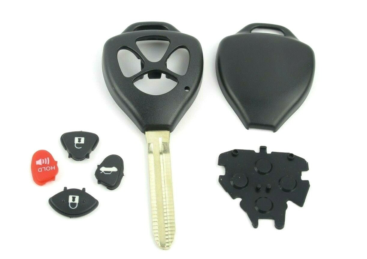 2x Remote Car Key Fob Shell Case for Toyota for Camry Rav4 2007 2008 2009 2010 2011 Q