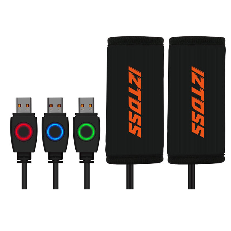 Motorcycle/Bicycle USB for Smart Fast Heating Handgrip Protector Cover - Warm and Waterproof n