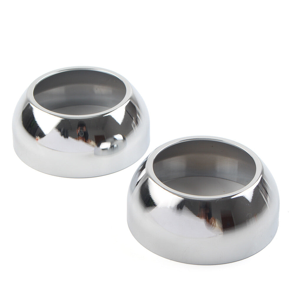 CNC Gabelmanschettenbeckungen 39 mm f¨¹r for Harley FXSTB FXSTC FXDWG Chrom