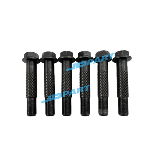 6-piece D1402 connecting rod bolts for excavator engine parts -