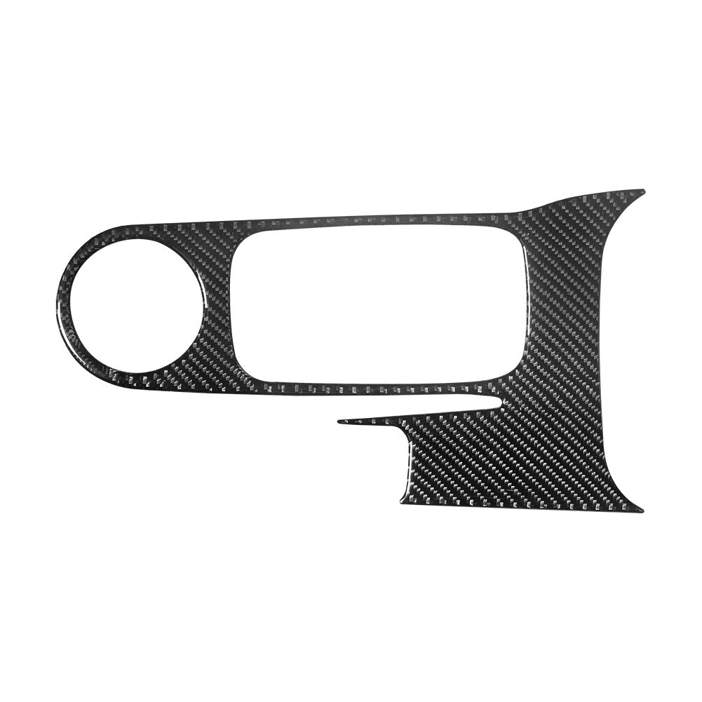 3Pcs for Audi Q7 2016-2019 Carbon Fiber Gear Shift Panel Outer Frame Trim Cover v