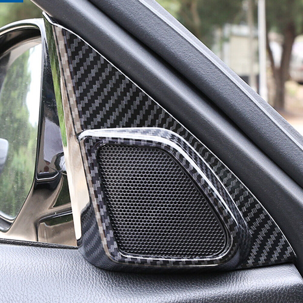 Carbon fiber interior door Flat noodles decorative sticker for Corvette C6 2005-2013- v
