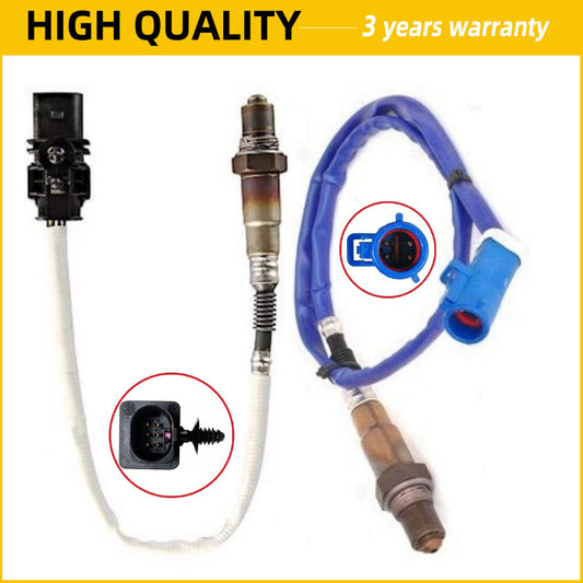 Two-piece set of upstream and downstream O2 sensors suitable for 2014-2019  for ford  Fiesta 1.6L turbocharged engines. Q
