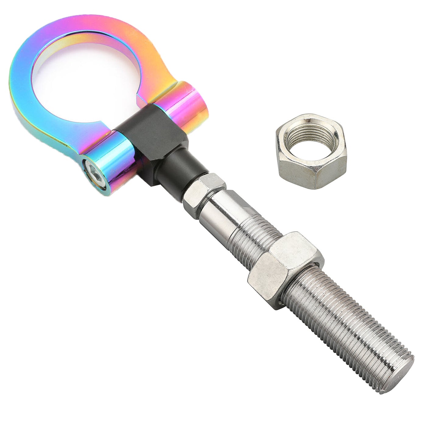 Heavy Duty Neo Chrome Folding Tow Hook Track Racing Towing for Lexus ES350 07-16 Q