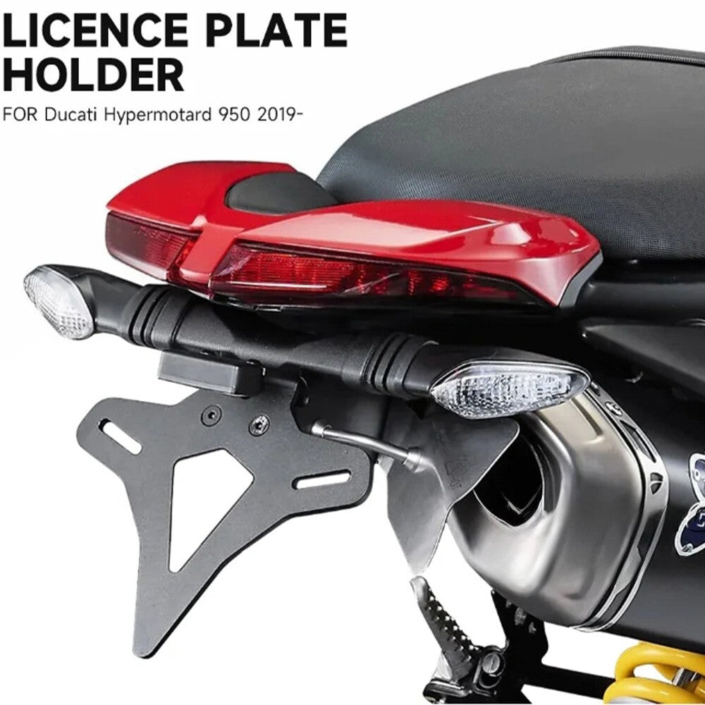 for Ducati Hypermotard 950 2019-2024 Rear Short Tail Stock License Plate Holder