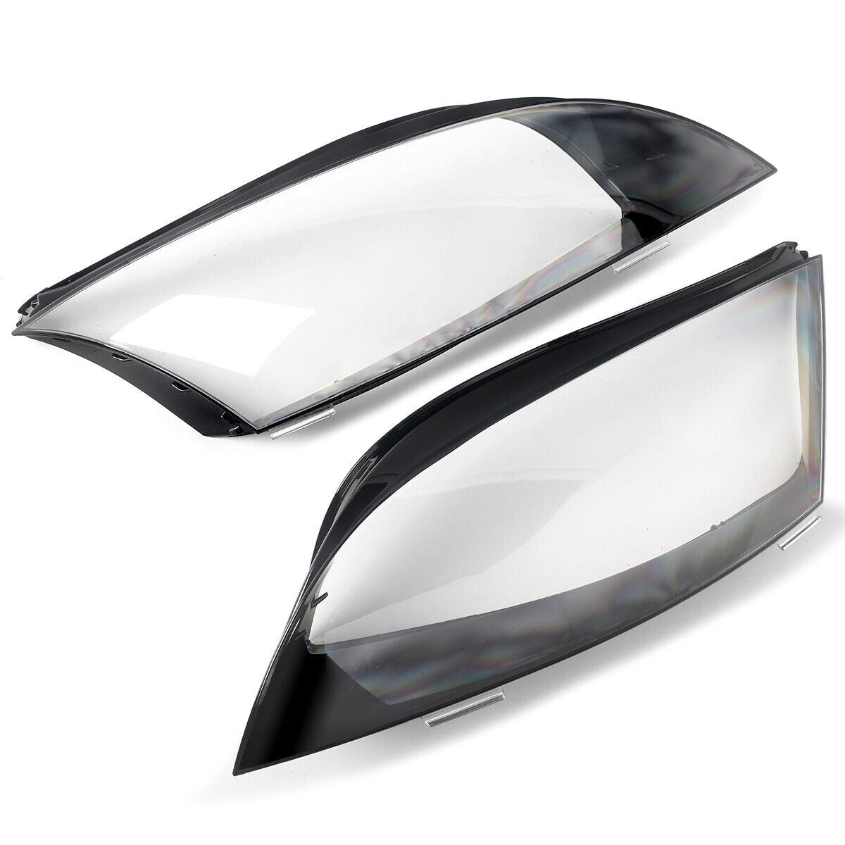 2¡Á F¨¹r for Audi TT 08-14 Scheinwerferglas Linse Scheinwerfer Abdeckung Links+Rechts