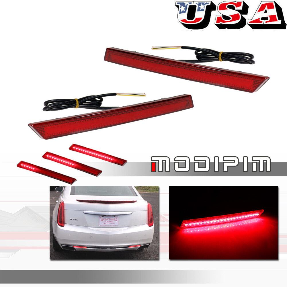 Applicable to 13-17 for Cadillac XTS rear fog light tail brake with sequential turn signal light - v
