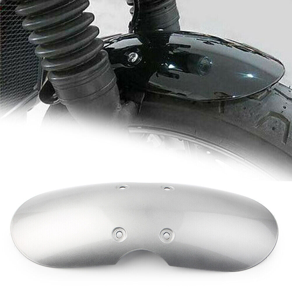 Silver Front Fender Mudguard Cover Protect For2001-2016 Scrambler / Thruxton 900 Q