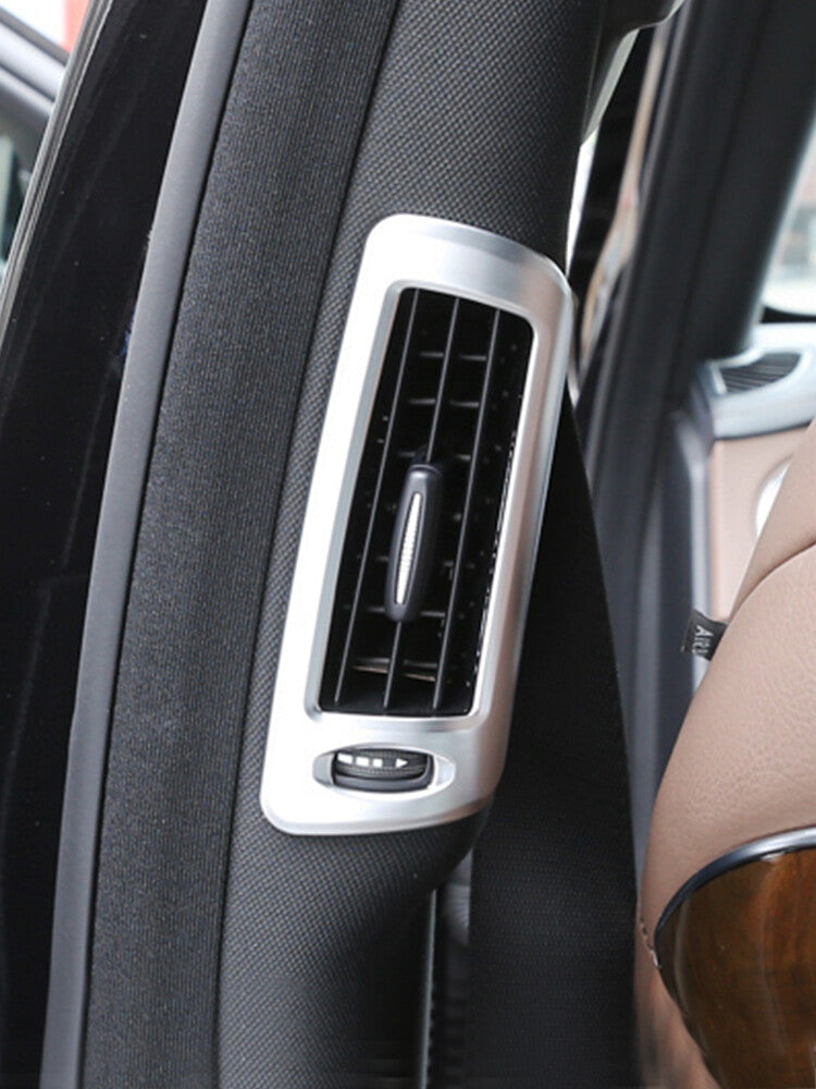 2-Piece Silver B-Pillar Air Socket Frame Trim for G-Class 19-2020 n