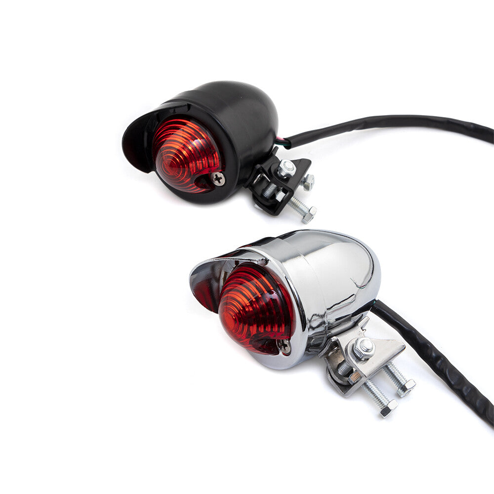 Metal for Mini Retro Fender Tail Brake Light for Harley Cafe Racer Bobber Custom Q