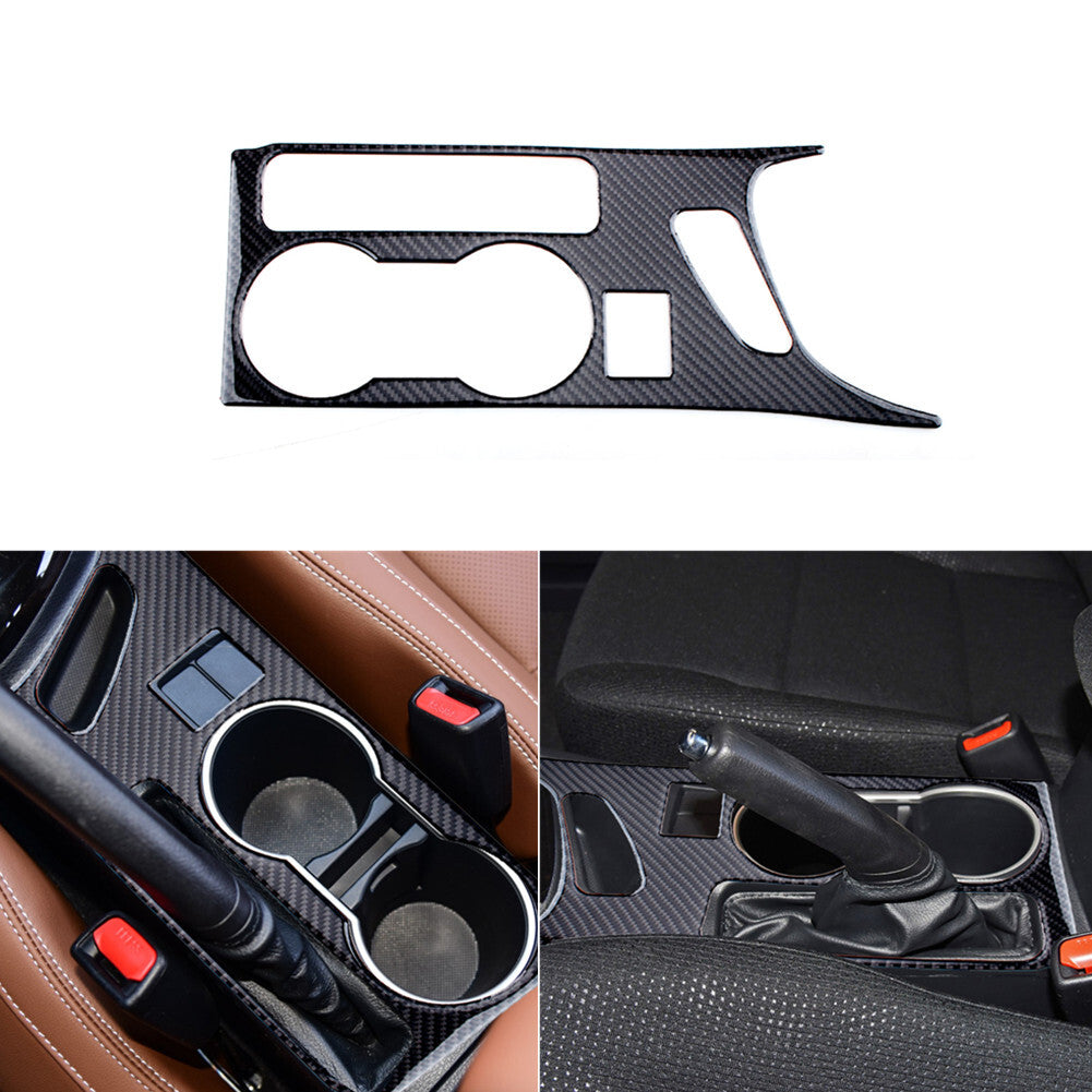 3PCS Carbon Fiber Gear Shift Panel Cover For 911 996 1998-2004 v