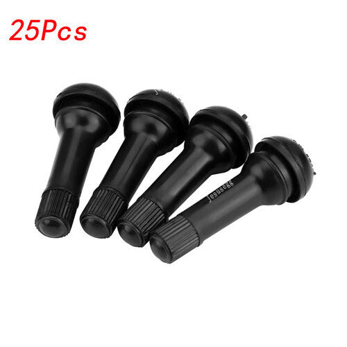 25X For all cars motorcycles wheels quad ATV Universal Snap-In Tire Valve Stems Q