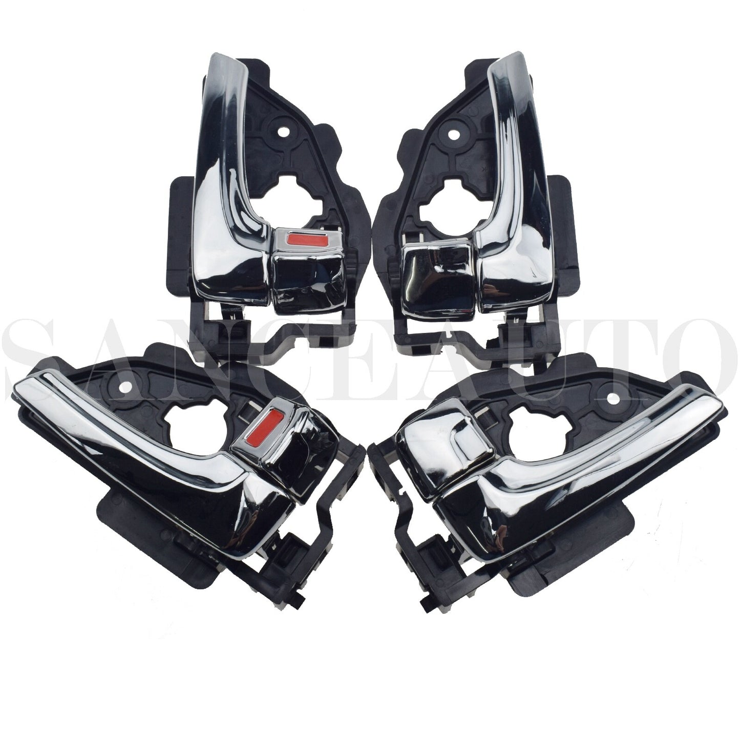 Front Rear LH RH Inside Door Handles Chrome for Hyundai for Tucson ix35 2010-2015 n
