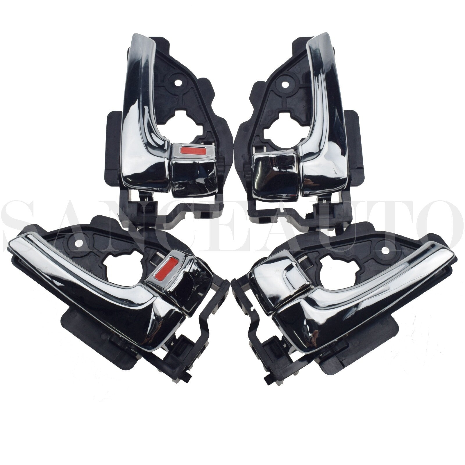 Front Rear LH RH Inside Door Handles Chrome for Hyundai for Tucson ix35 2010-2015 n
