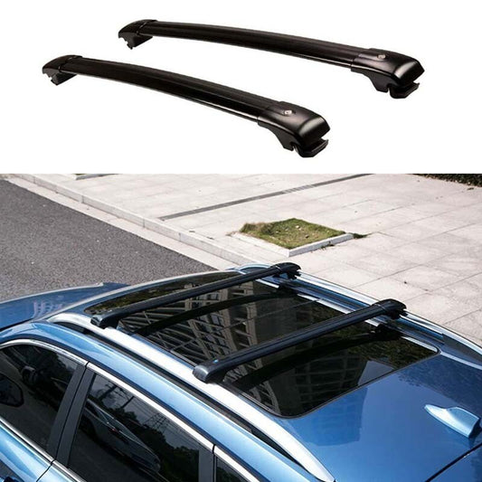 Lockable Roof Rail Rack Cross bar Crossbar 2Pcs Fits for RAV4 RAV-4 2013-2018