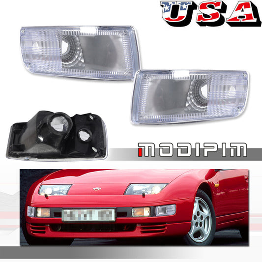 For 1990 - 96 for 300ZX (2+0) Front Engine Rotating Signal Marker Light LH+RH- v