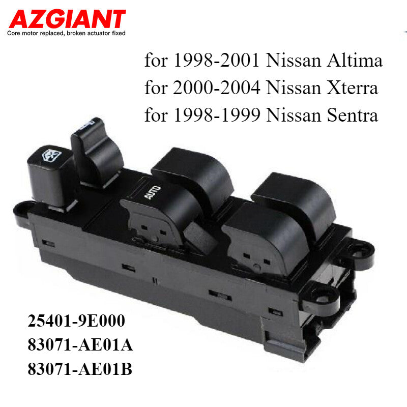Front Left Driver Side Power Window Switch for Nissan Altima / Xterra / Sentra