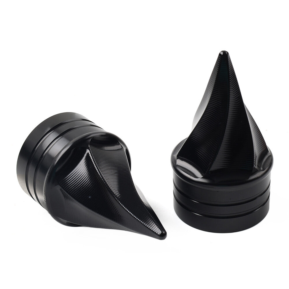 FITS for Harley Touring Road Street Glide Softail Front Axle Nut Cap Cover Q