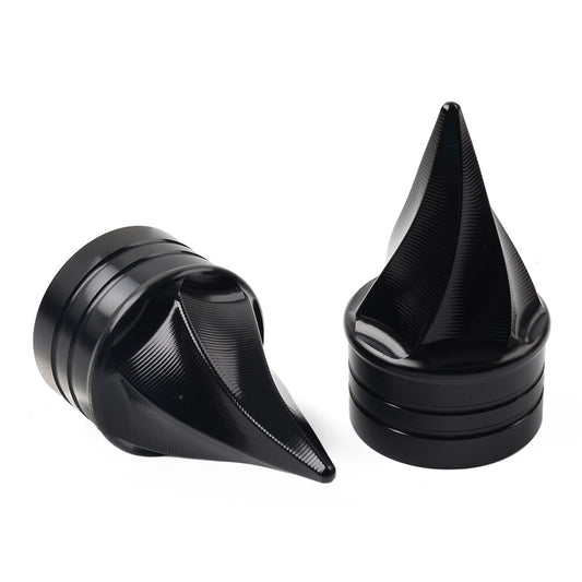 FITS for Harley Touring Road Street Glide Softail Front Axle Nut Cap Cover Q