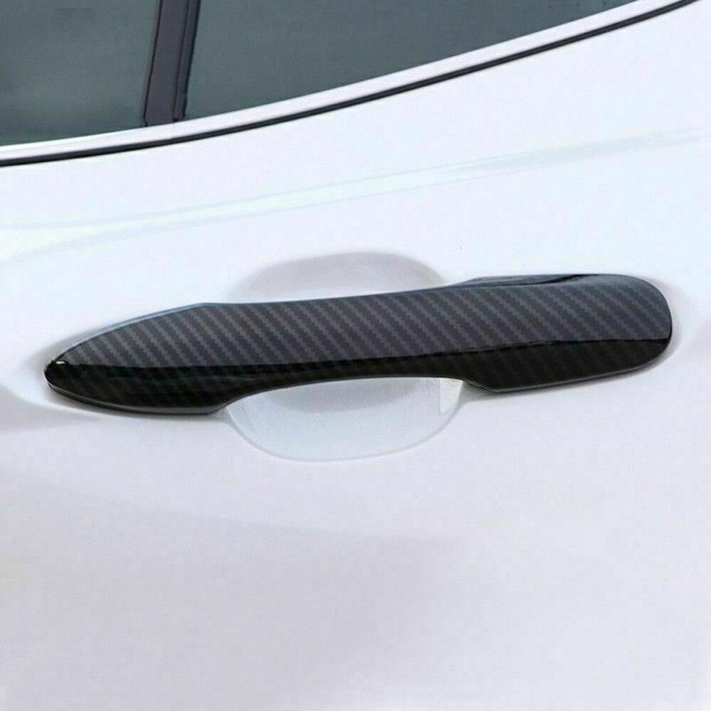 For 2018-2024 for Toyota for Camry CARBON FIBER PRINT Door Handle Covers WITH Smartkey