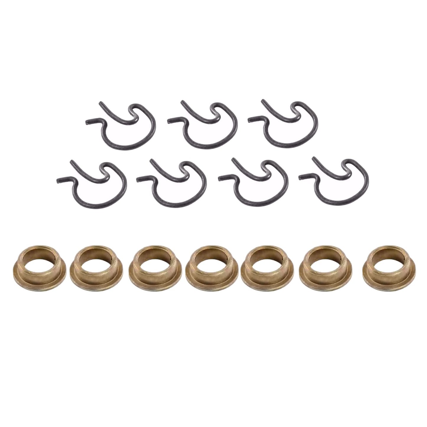 Replacement Manual Transmission Steel Shifter Bushing W/ Spring Clips 3327302 v