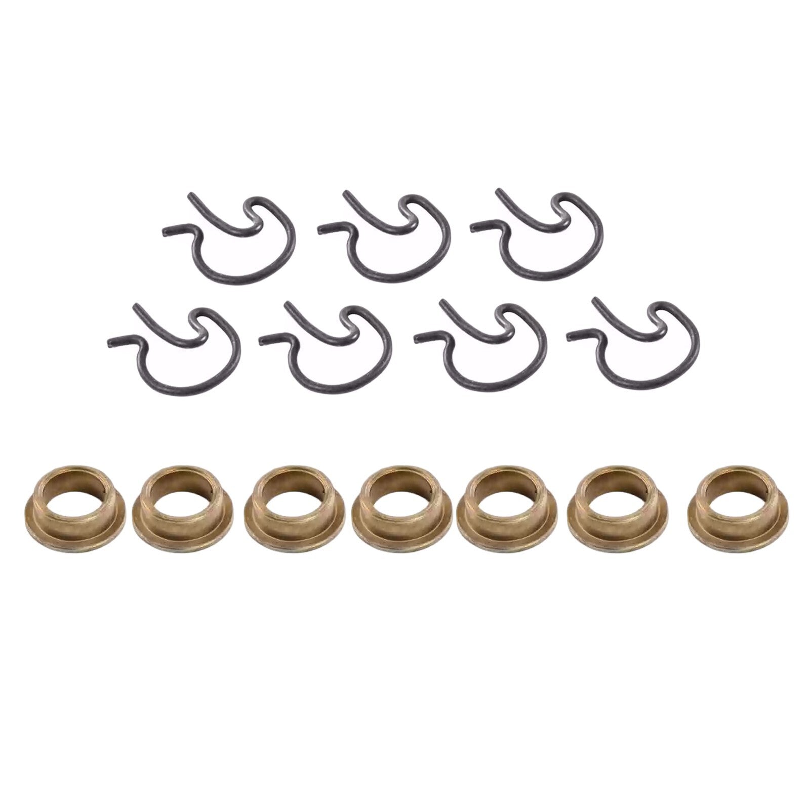 Replacement Manual Transmission Steel Shifter Bushing W/ Spring Clips 3327302 v