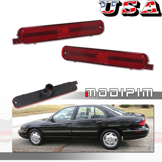 For 95-01 for Lumina & 95-99 Monte Carlo Red Side Marker Light Housing - v