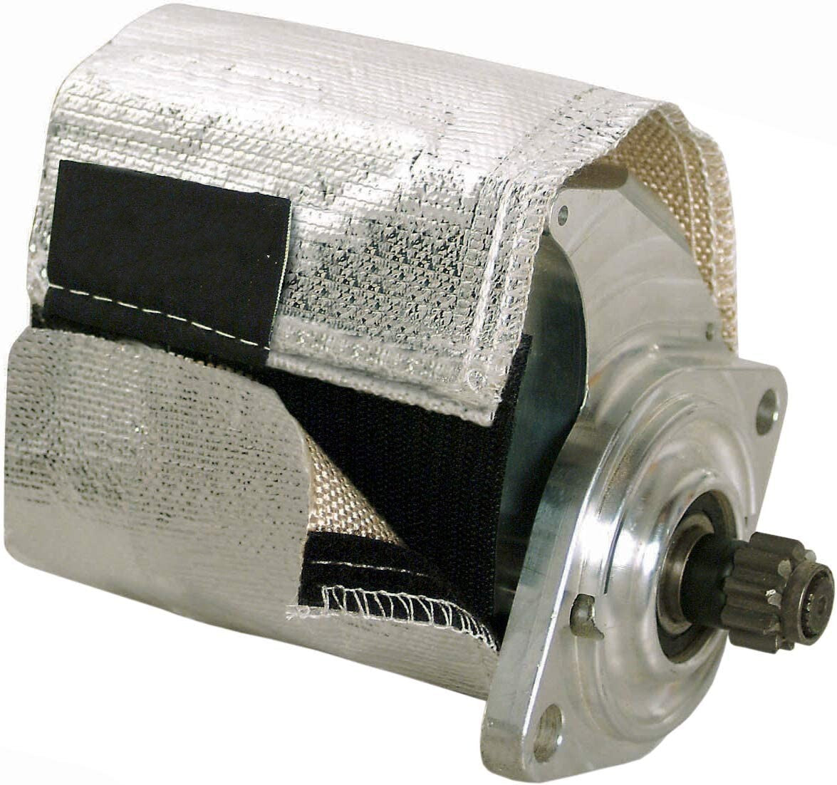 Thermal barrier cover with enclosed insulation and high-temperature aluminum plating protection