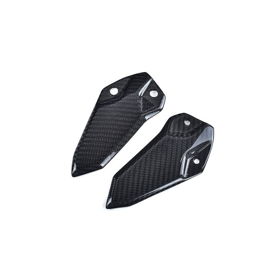 2023-2024 For ZX4R ZX-4RR Carbon Fiber Footpeg Footrest Heel Plate Guard ZX25R