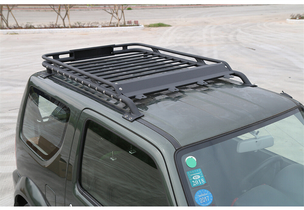 Iron Black Roof Luggage Rack Basket Metal Carrier Box for Suzuki for Jimny 2012-2017