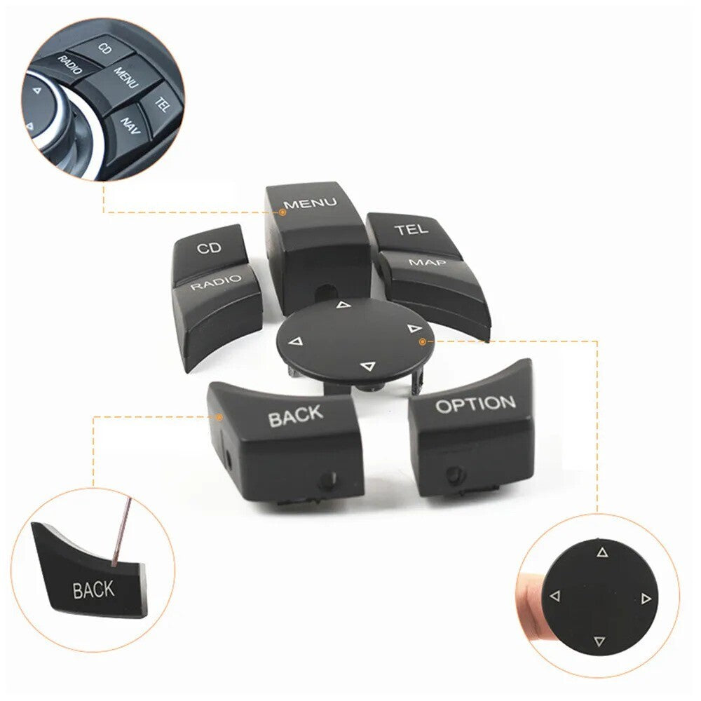 IDrive MultiMedia Switch Button Repair Set for 2009-2012 3Series E90/E92/E93 n