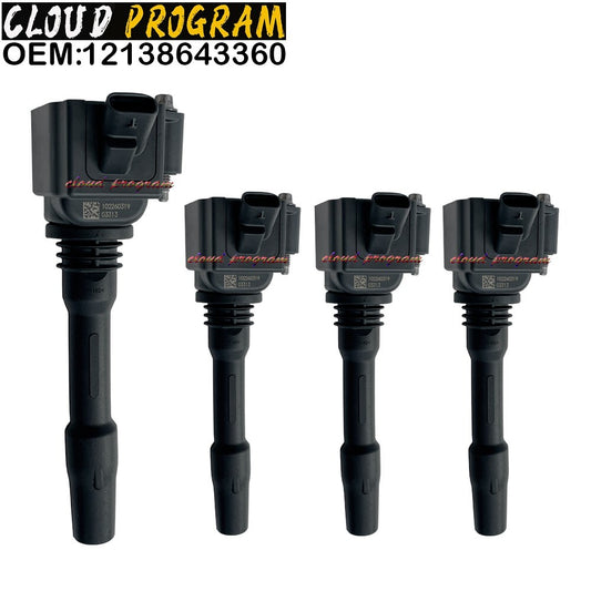 4pcs 12138643360 ignition coil for 230i 330e 430i 530e 740e X1 X2 X3 X4 Z4 n