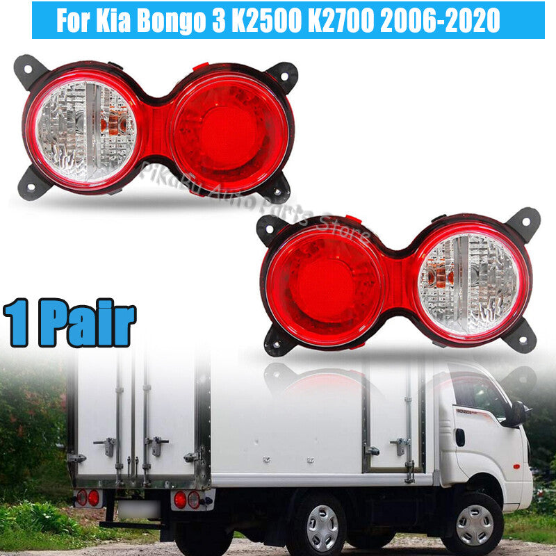 1 Pair Rear Reverse Brake Lamp Tail Light for Kia Bongo 3 K2500 K2700 2006-2020