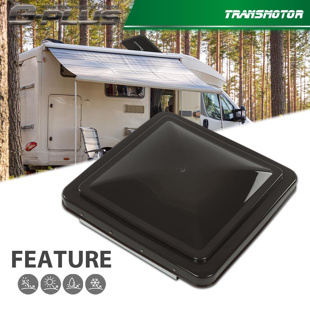 Brand new 14-inch x 14-inch replacement roof ventilator cover for campervans and trailers - 1 piece Q